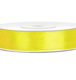 Satijnlint Geel 12mm/25m