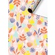 Rol Cadeaupapier Bloemen Roze