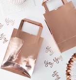 Party Bags Roségoud (5st)