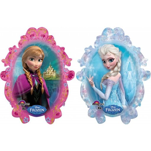 Folieballon Frozen Elsa en Anna XL - 63x78 cm