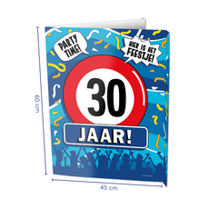 Raambord 30 Jaar Verjaardag (60x45cm)