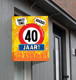 Raambord 40 Jaar Verjaardag (60x45cm)