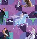 Rol Inpakpapier Frozen 2 Paars
