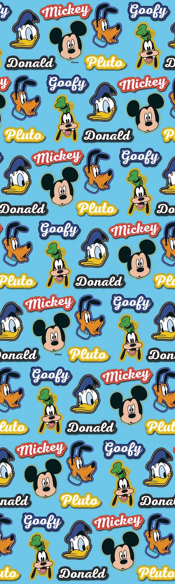 Rol Cadeaupapier Disney Mickey Goofy Donald afbeelding