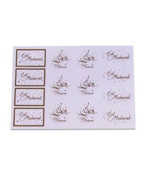 Eid Mubarak Cadeau Labels (14st)