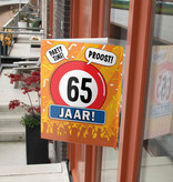 Raambord 65 Jaar Verjaardag (60x45cm)