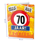 Raambord 70 Jaar Verjaardag (60x45cm)