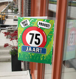 Raambord 75 Jaar Verjaardag (60x45cm)