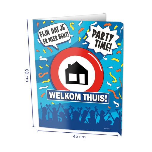 Raambord Welkom Thuis (60x45cm)