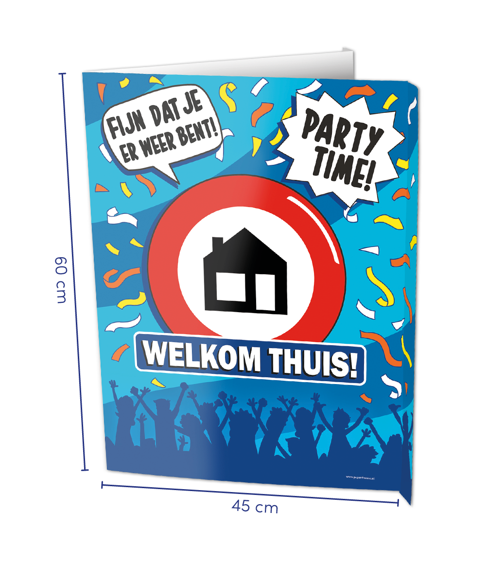 Raambord Welkom Thuis (60x45cm) afbeelding