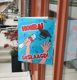 Raambord Hoera Geslaagd (60x45cm)