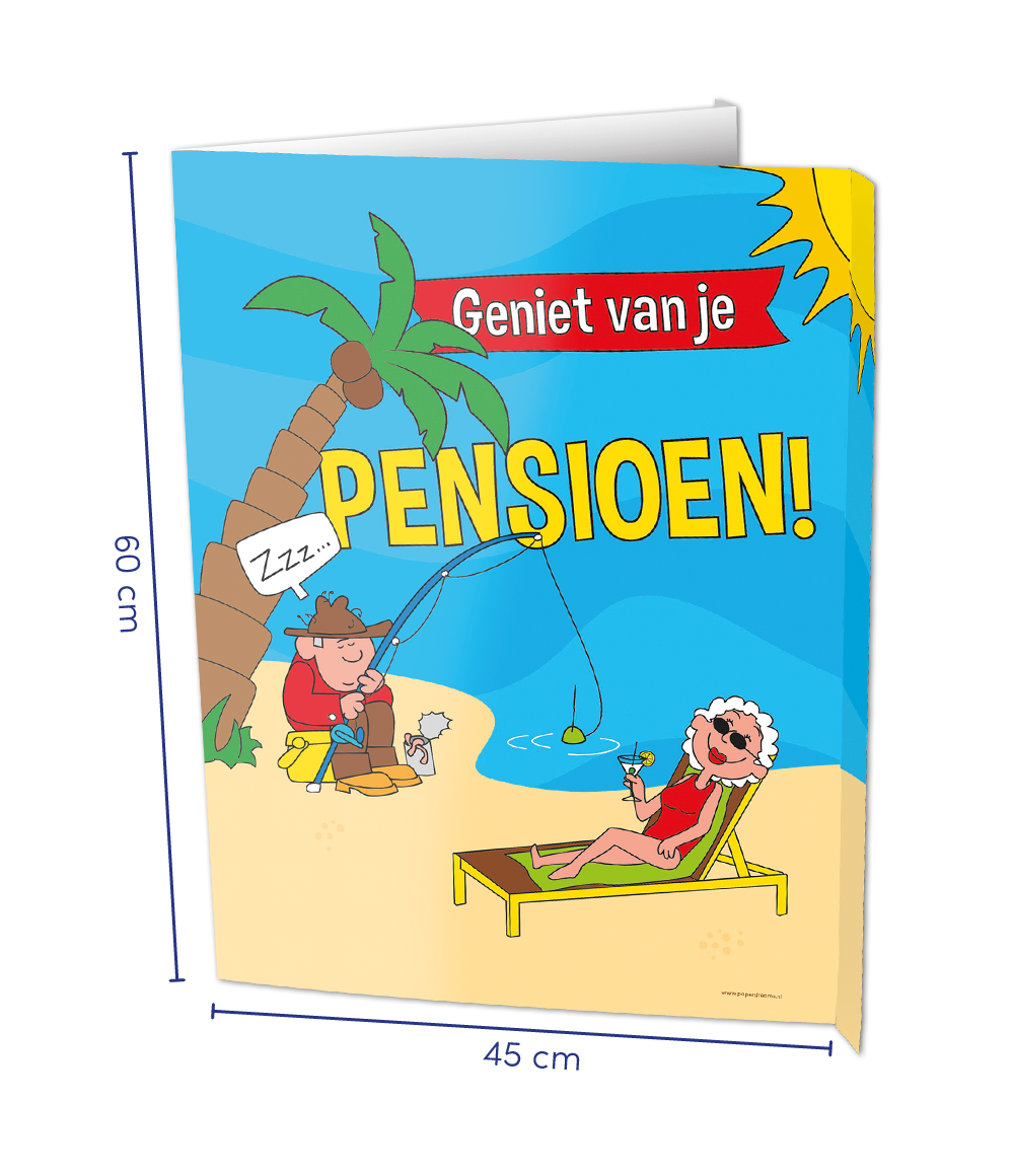 Raambord Pensioen (60x45cm) afbeelding