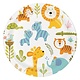 Feestborden Happy Jungle (8st)