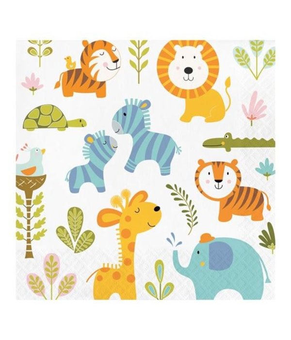 Servetten Happy Jungle (16st)