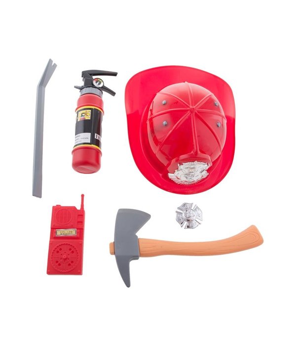 Brandweerset Speelset Kind 6-Delig