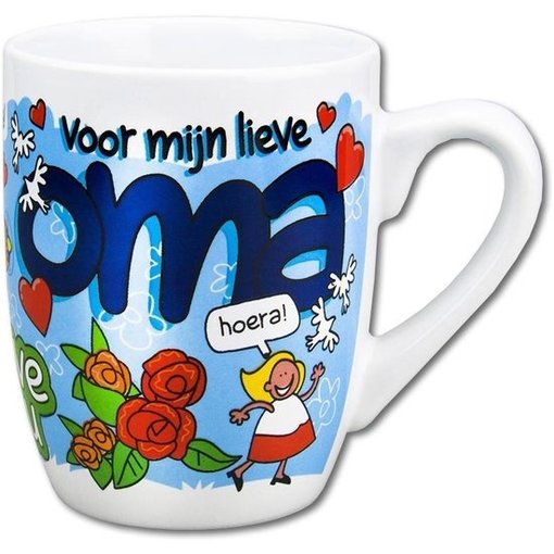 Cartoonmok Liefste Oma