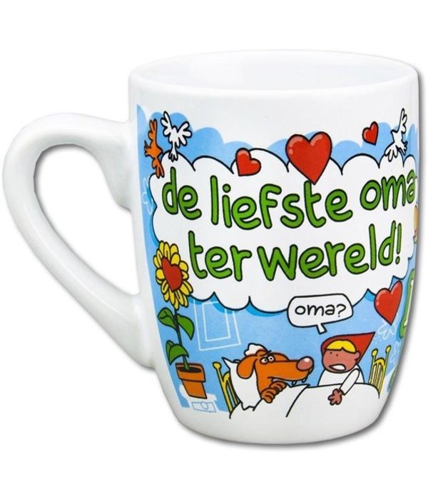 Cartoonmok Liefste Oma