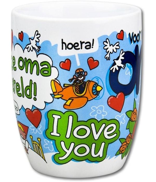 Cartoonmok Liefste Oma