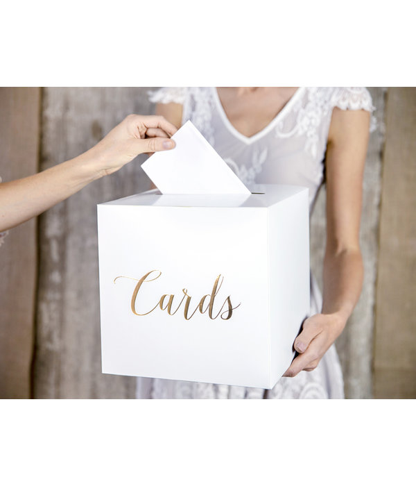 Enveloppendoos Cards Wit Goud