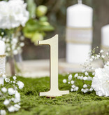 Tafelnummers Hout Elegant 10,5cm