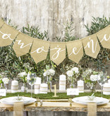 Tafelnummers Hout Elegant 10,5cm