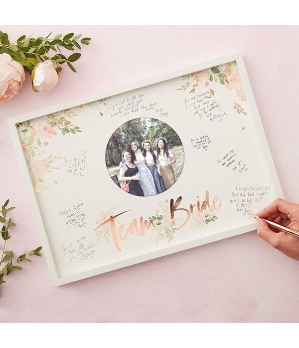 Team Bride fotolijst Floral Party