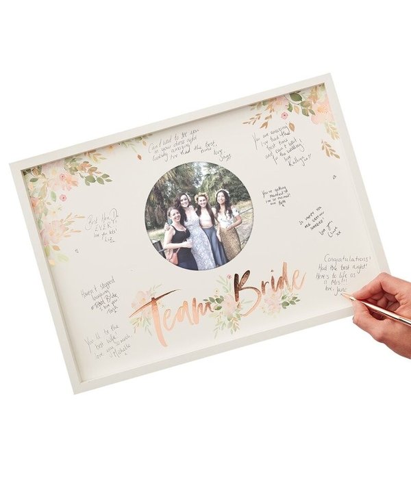 Team Bride fotolijst Floral Party