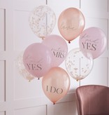 Ballonnen Mix Blush Hen Party (8st)