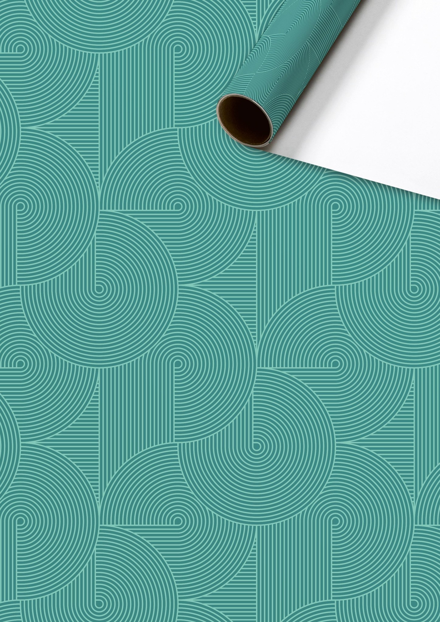 Rol Inpakpapier Modern Groen