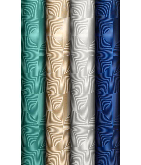 Rol Inpakpapier Modern Groen