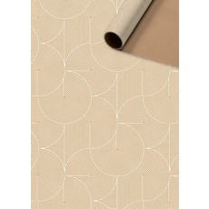 Rol Inpakpapier Modern Bruin