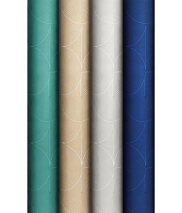 Rol Inpakpapier Modern Blauw