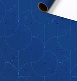 Rol Inpakpapier Modern Blauw