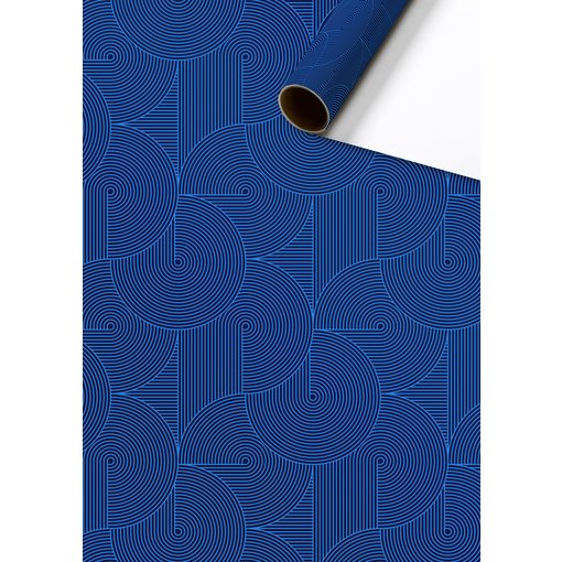 Rol Inpakpapier Modern Blauw