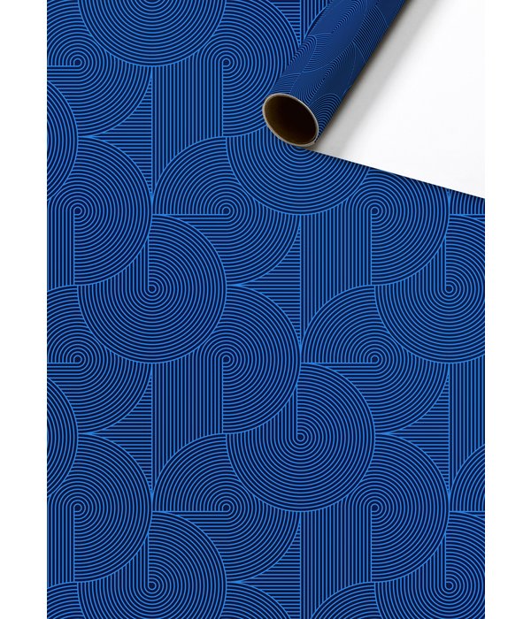 Rol Inpakpapier Modern Blauw