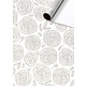 Rol Inpakpapier Witte Rozen