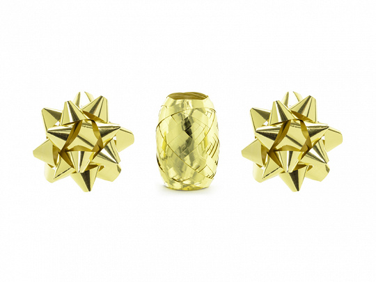 Set Lint en Rozetten Metallic Goud