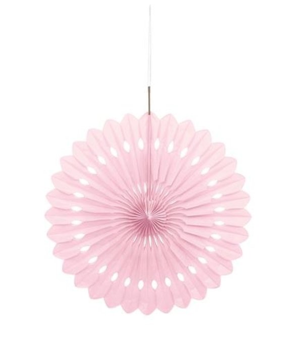 Deco Waaier Zachtroze (40cm)