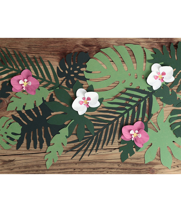 Tropische Decoratie Blaadjes Aloha (21 stuks)