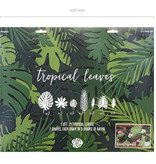 Tropische Decoratie Blaadjes Aloha (21 stuks)