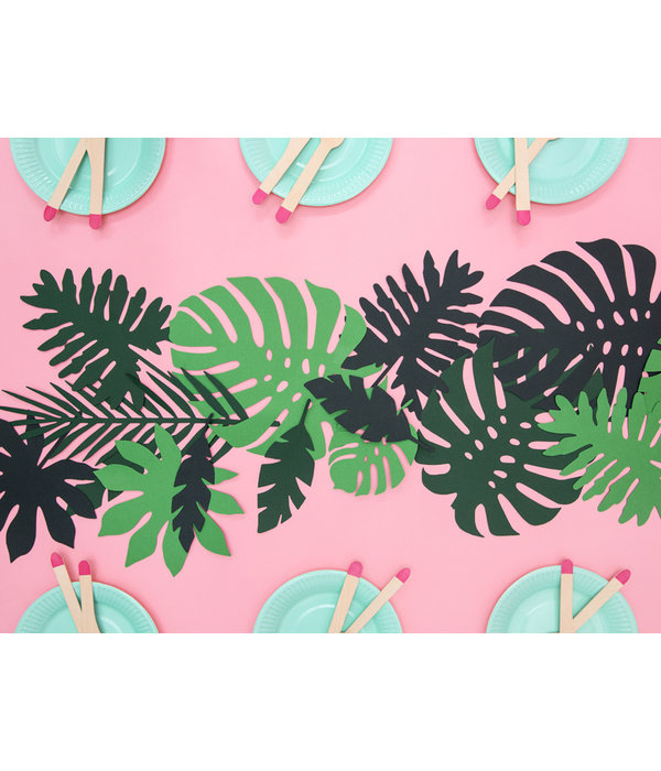 Tropische Decoratie Blaadjes Aloha (21 stuks)