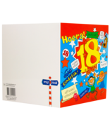 Wenskaart - 18e Verjaardag Cartoon