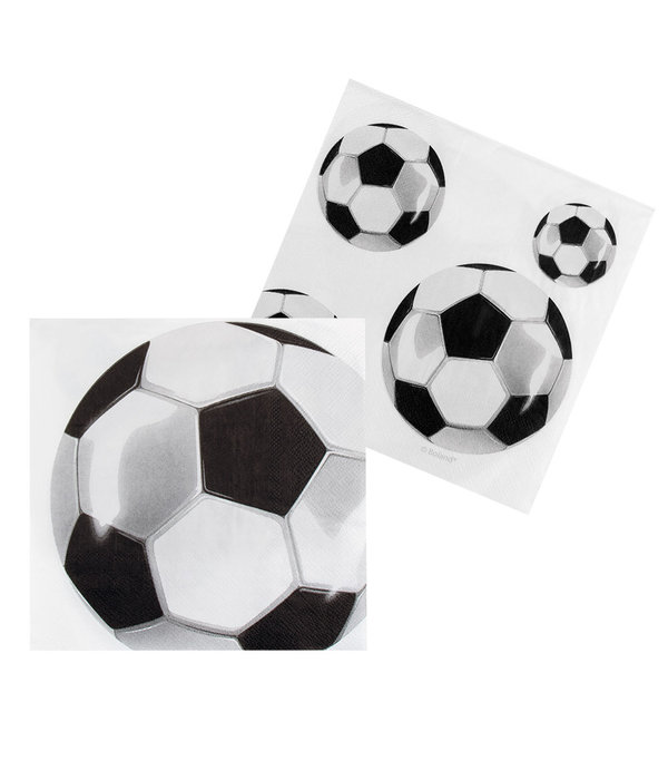 Servetten Voetbal Set (20st)