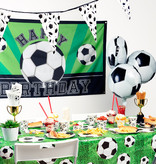 Voetbal Vlag Happy Birthday 150x90cm