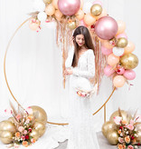 Koperen backdrop frame cirkel