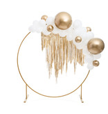 Koperen backdrop frame cirkel