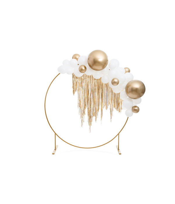 Koperen backdrop frame cirkel