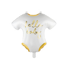 Folieballon baby romper 'Hello Baby'