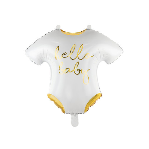 Folieballon baby romper 'Hello Baby'