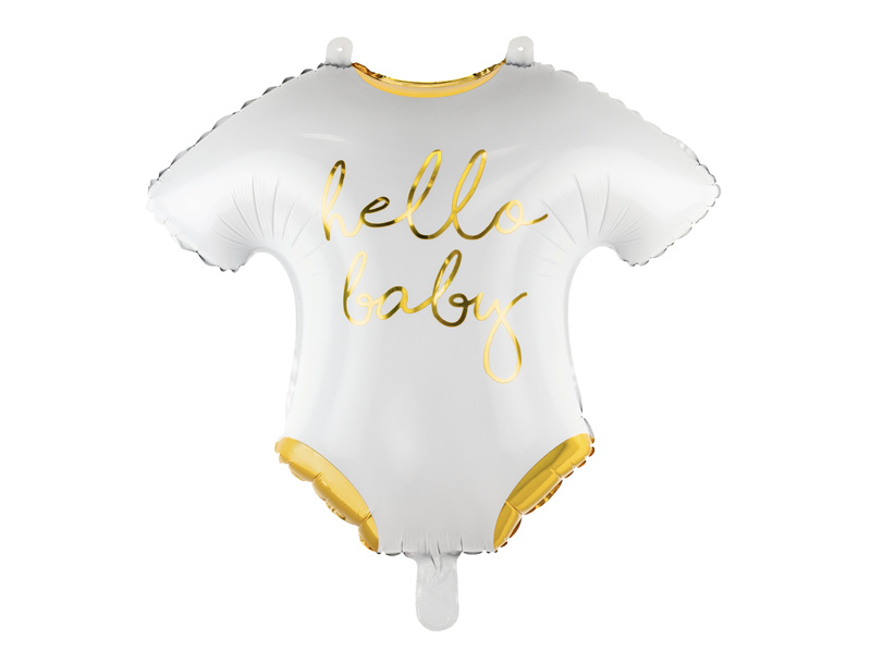 Folieballon baby romper &apos;Hello Baby&apos;